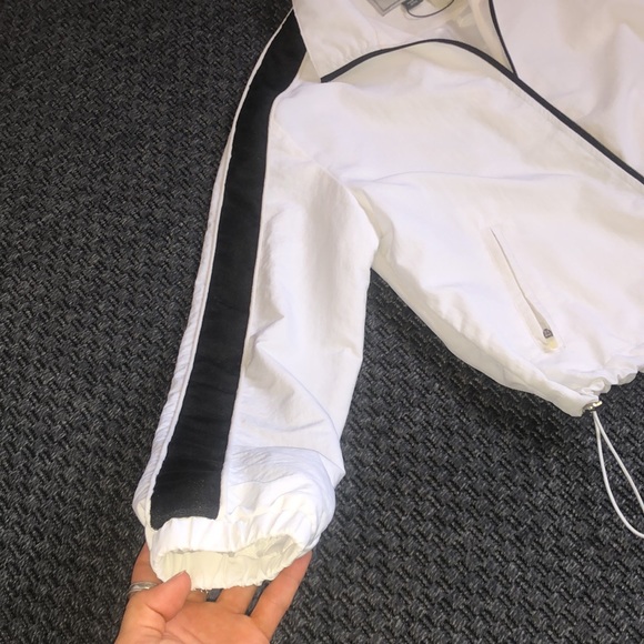 White Original Ashley Bomber Jacket By 26 International - Picture 4 of 6